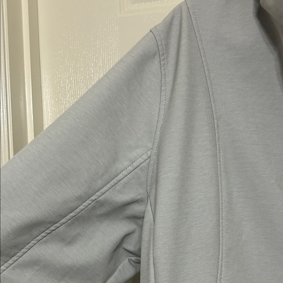 Free Country Light Gray Water Resistant Rain Coat with Removable Hood sz 2X - Picture 9 of 16